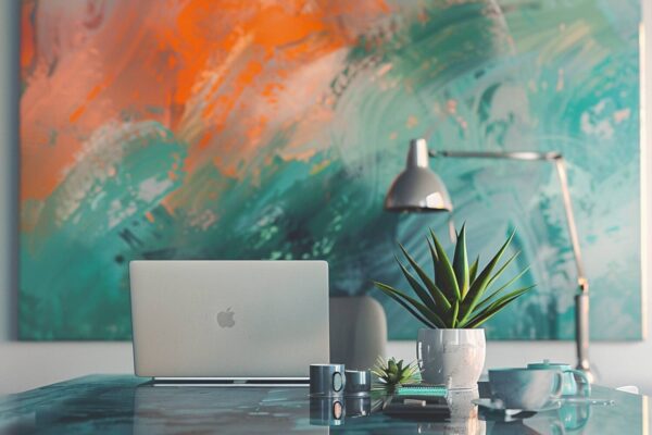 Jakie dodatki uzupełniają nowoczesne biuro?