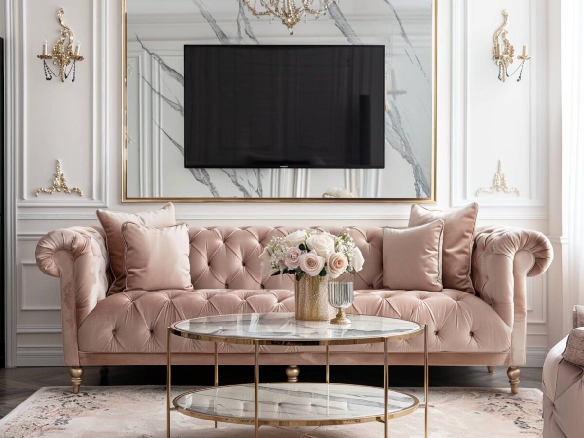 Jak zaplanować funkcjonalne wnętrze glamour w małym mieszkaniu