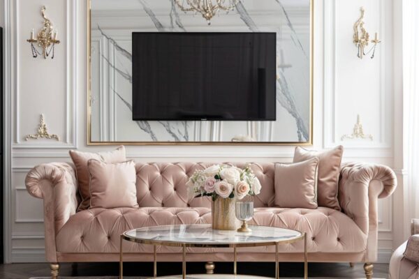 Jak zaplanować funkcjonalne wnętrze glamour w małym mieszkaniu