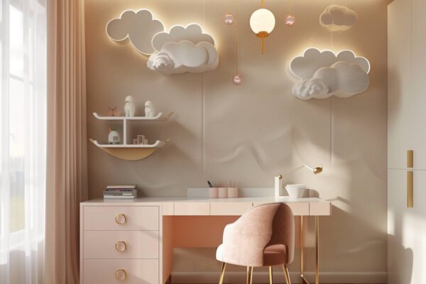 Jakie kolory najlepiej pasują do mebli dziecięcych w stylu glamou