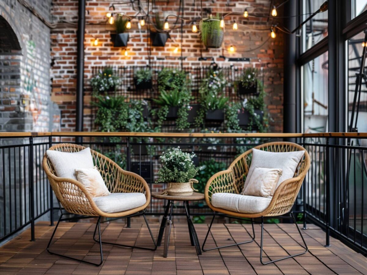 Jak urządzić balkon w stylu industrialnym z naturalnymi akcentami