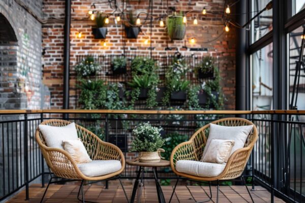 Jak urządzić balkon w stylu industrialnym z naturalnymi akcentami