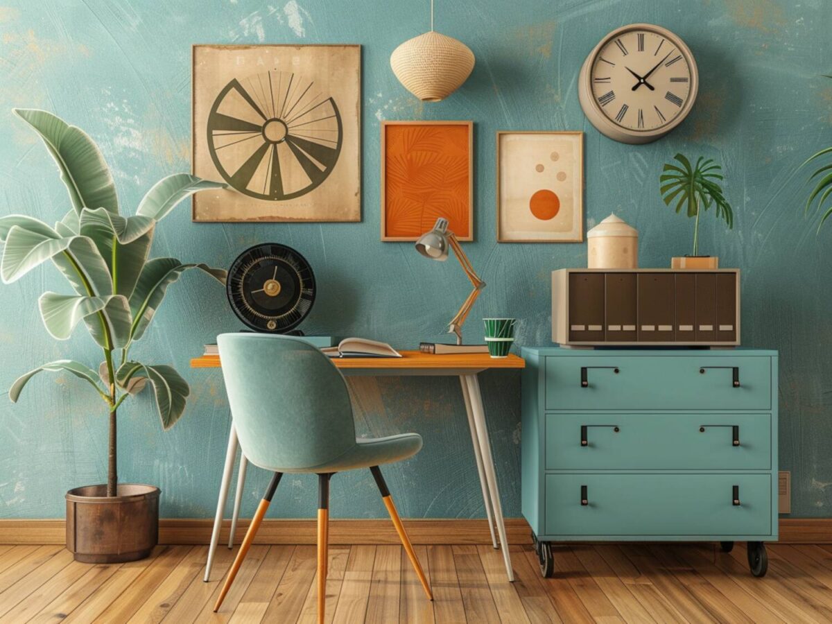 Jak urządzić przestrzeń biurową w stylu retro?