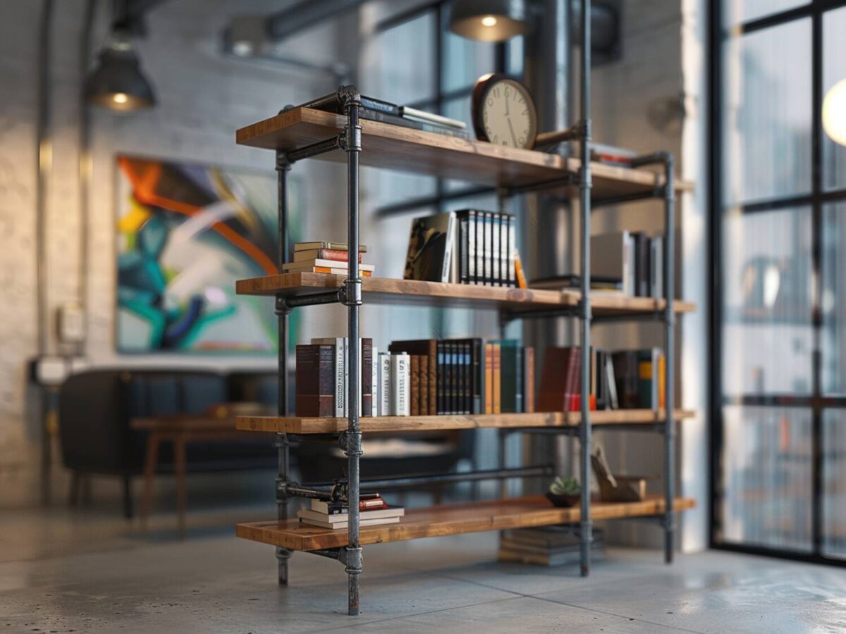 Najlepsze regały w stylu industrialnym na 2025 rok.