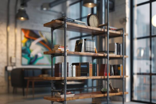 Najlepsze regały w stylu industrialnym na 2025 rok.