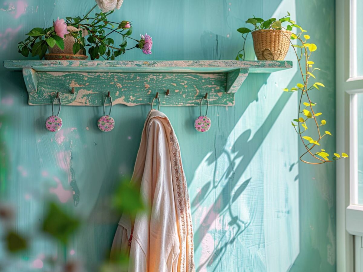 Jak stworzyć unikalny wieszak na ubrania ze starego regału
