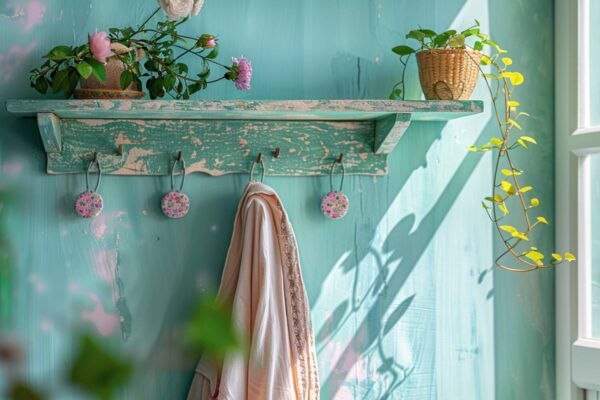 Jak stworzyć unikalny wieszak na ubrania ze starego regału