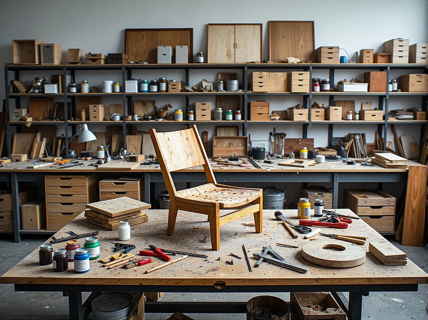 Porównanie mebla przed i po renowacji – zniszczona komoda obok tej samej, pięknie odnowionej.