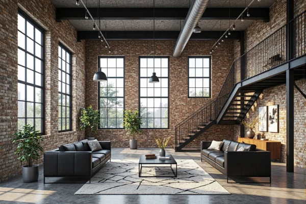 Czarna lampa wisząca loftowa z metalowym kloszem industrialna