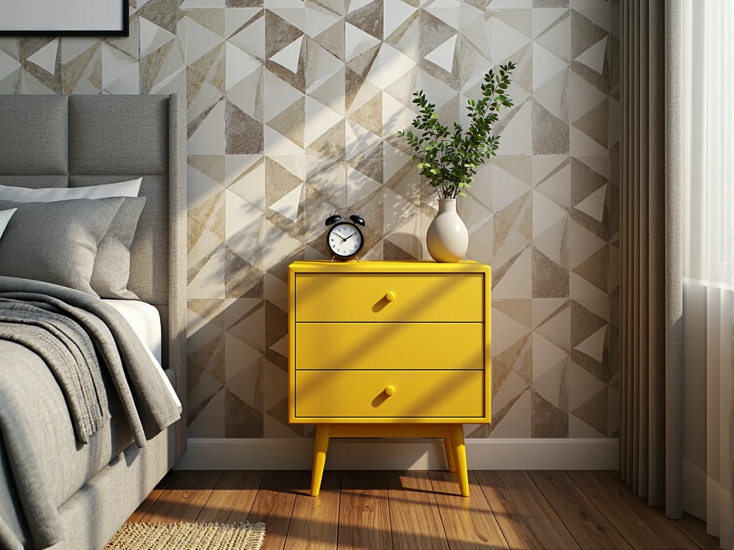 Malowanie szafki nocnej na nowy kolor. Renowacja starego mebla krok po kroku. Poradnik.