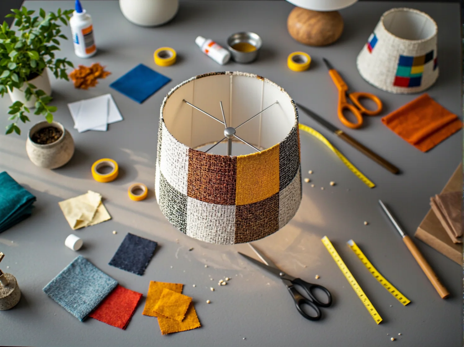 Funkcjonalna półka z odpadów drewna powstałych podczas renowacji mebli - projekt DIY.