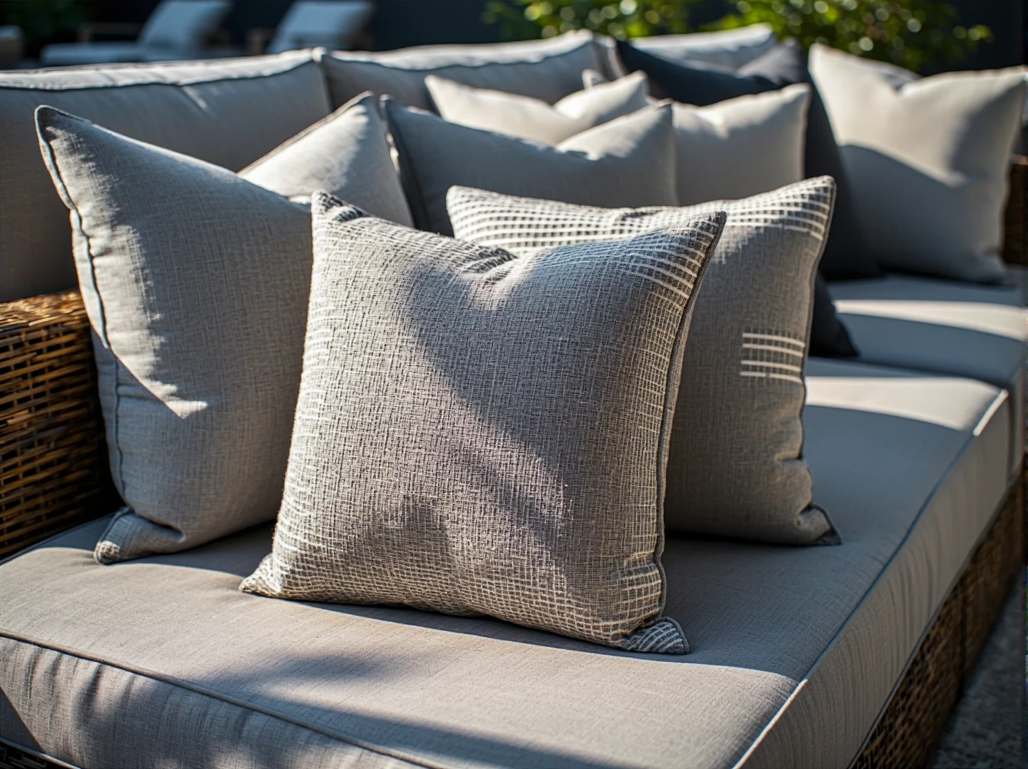 Eleganckie oświetlenie wieczorne, które tworzy nastrojową atmosferę na hotelowym tarasie.